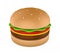 Hamburger Isolated
