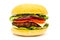 Hamburger isolated