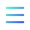 Hamburger like menu pixel perfect gradient linear ui icon