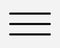 Hamburger Menu Icon. Web Website App Navigate Navigation Button UX UI User Interface Dropdown Drop Down Three Lines Symbol Sign
