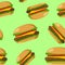 Hamburger seamless pattern