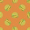 Hamburger Seamless Pattern