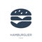 hamburguer icon in trendy design style. hamburguer icon isolated on white background. hamburguer vector icon simple and modern