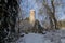 Hamelika lookout tower in winter - MariÃ¡nskÃ© LÃ¡znÄ›