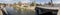 hameln and the weser river in germany high defintion panorama