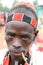 Hamer warrior with a toothstick, Ethiopia