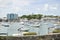 Hamilton, Bermuda - July 10, 2014: Hamilton Bay with boats.