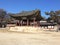 Haminjeong Pavilion of Changgyeong Palace under Blue Sky