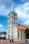 Hamm, Germany - August 24, 2021: Evangelical Paulus Church Pauluskirche in Hamm