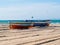 Hammamet-Tunisia-city beach with boats in the fall