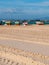 Hammamet-Tunisia-city beach with boats in the fall