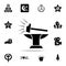 hammer and anvil icon. Detailed set of communism and socialism icons. Premium graphic design. One of the collection icons for
