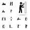 hammer, wall worker icon. Construction People icons universal set for web and mobile