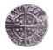 Hammered silver penny of Edward I reverse