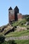 Hammershus Castle Ruin. Located on the island Bornholm, Denmmark