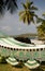 Hammock with palm coconut trees on Caribbean Sea at Casa-Canada