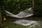 Hammock in a relaxing courtyard of a luxury hotel