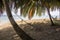 Hammock on Small caribbean Island, San Blas Islands