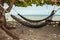 Hammock on tropic beach