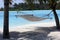 A hammock under the trees Overlooking the beach,