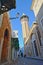 Hammouda Pacha Mosque, located inside the medina of Tunis, Tunisia