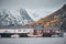 Hamnoy fishing village on Lofoten Islands, Norway