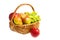 Hamper with fruits