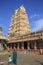 HAMPI, INDIA -Virupaksha Vishnu Temple, Vijayanagar,Karnataka, India, editorial