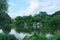 Hampstead Heath men`s swimming pond