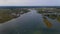 Hampton Beach aerial view, New Hampshire NH, USA