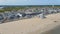 Hampton Beach aerial view, New Hampshire NH, USA