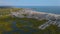 Hampton Beach aerial view, New Hampshire NH, USA