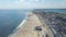 Hampton Beach aerial view, New Hampshire NH, USA