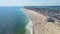 Hampton Beach aerial view, New Hampshire NH, USA