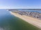 Hampton Beach aerial view, New Hampshire, USA