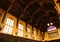 Hampton Court Palace UK - Hammer Beam Roof of the great hall. 