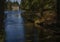 Hamry dam on Uhlava river near Zelezna Ruda town in national park Sumava