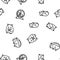 hamster cute animal pet vector seamless pattern