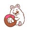 Hamster Cute cartoon illustration