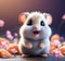 Hamster Haven: Highly Detailed 3D Rendering