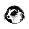 Hamster Icon, Lemming Symbol, Minimal Guinea Pig Silhouette, Cavy Pet Portrait, Mouse Pictogram