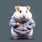 hamster in sportswear