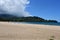 Hanalei Beach on Kauai Island in Hawaii