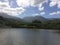 Hanalei River Entering Hanalei Bay on Kauai Island.