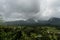 Hanalei Valley vista on Kauai, Hawaii, in winter after a major rainstorm