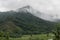 Hanalei Valley vista on Kauai, Hawaii, in winter after a major rainstorm