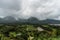 Hanalei Valley vista on Kauai, Hawaii, in winter after a major rainstorm