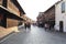 Hanamikoji Street in Gion, Kyoto, Japan.