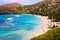 Hanauma Bay, best place for Snorkeling in Oahu,Hawaii