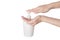 Hand antibacterial sanitizer dispenser pump, alcohol gel to wash hands, liquid soap to clean hands free from viruses and diseases.